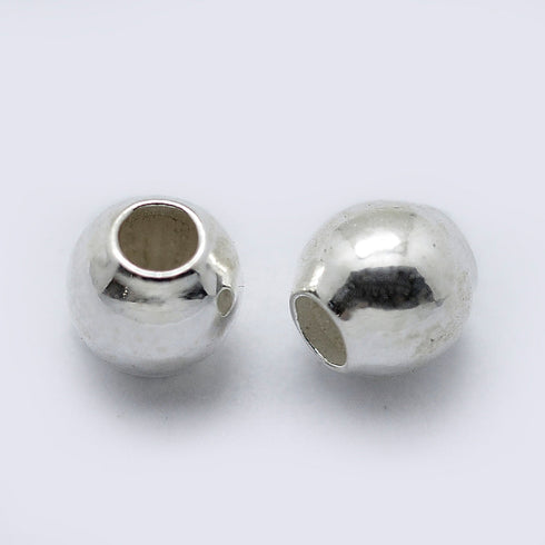 Sterling Silver Spacer Round 3mm 5pcs