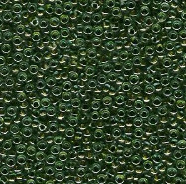 11-0229 Crystal/Olive Green Inside Color Lined