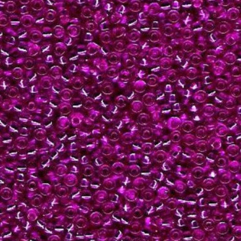 11-1340 Fuchsia Transparent/Silver Lined/Dyed