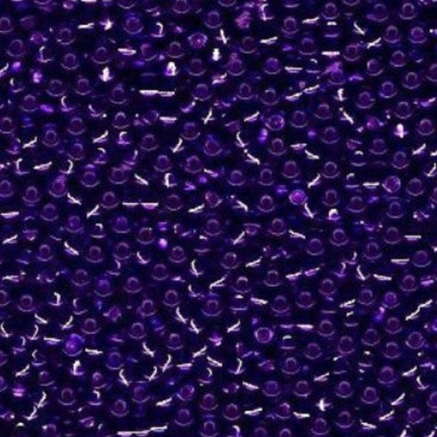 11-1344 Purple Transparent/Silver Lined/Dyed