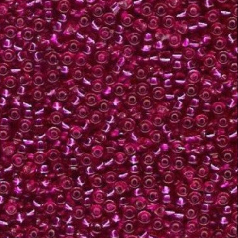 11-1436 Raspberry Transparent/Silver Lined/Dyed
