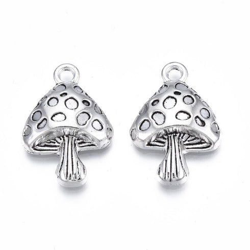 Mushroom Pendant 6pc