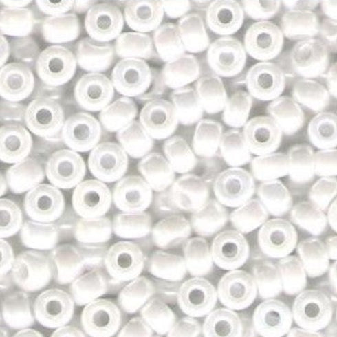 6-0420 White Opaque Luster