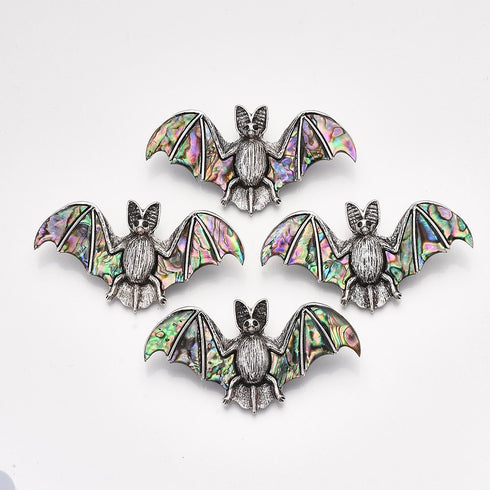 Abalone Bat Pendant/Brooch 37X68.5X13mm 1pc