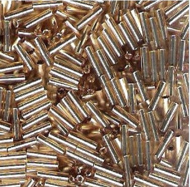 BGL6-0003 6mm Gold Transparent/Silver Lined