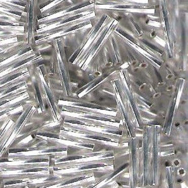 BGLTW12-0001 12mm Crystal Transparent Silver Lined