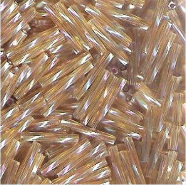 BGLTW12-0251 12mm Light Gold Transparent/Rainbow