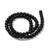 Black Lava Beads Round 6 mm