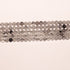 Black Tourmalated Quartz Round Beads 6mm