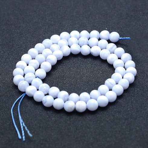 Blue Lace Agate Round 6 mm