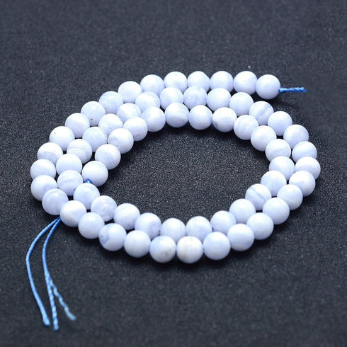Blue Lace Agate Round 6 mm