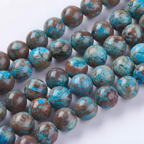 Chrysocolla Round Beads 6mm