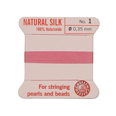 Griffin Silk Thread Dark Pink No. 1 - 0.35mm