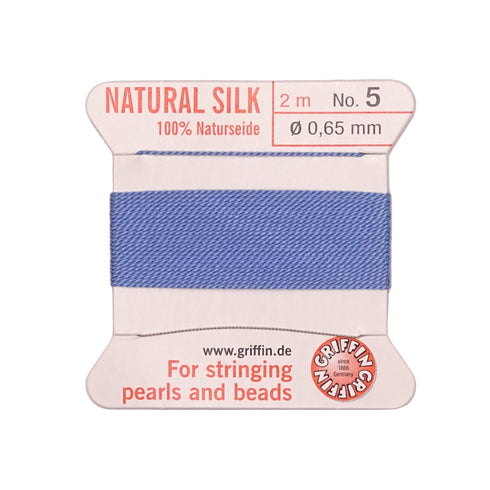 Griffin Silk Thread Blue No. 5 - 0.65mm