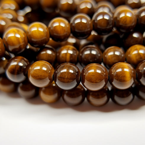 Tiger Eye Round Beads 6mm