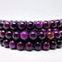 Purple Tiger Eye Round 8mm