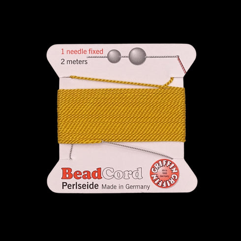 Griffin Silk Thread Amber No. 8 - 0.8mm