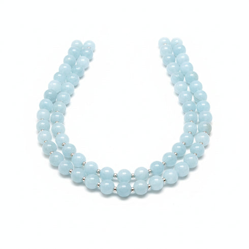 Aquamarine Round Beads 6mm