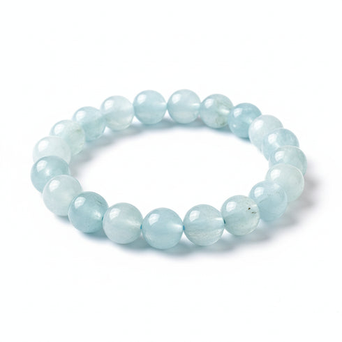 Aquamarine Round Beads 8mm