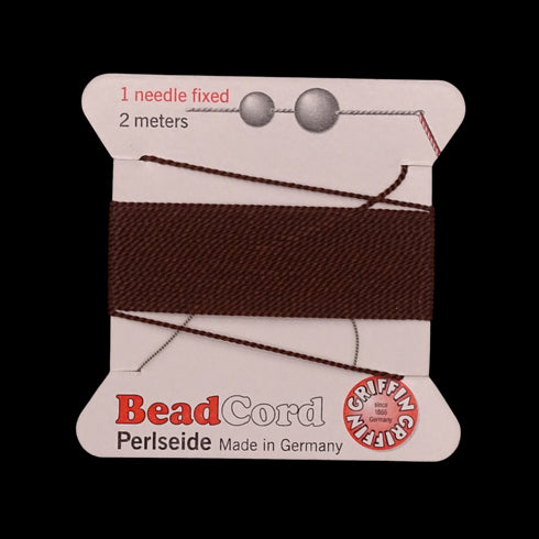 Griffin Silk Thread Brown No. 5 - 0.65mm