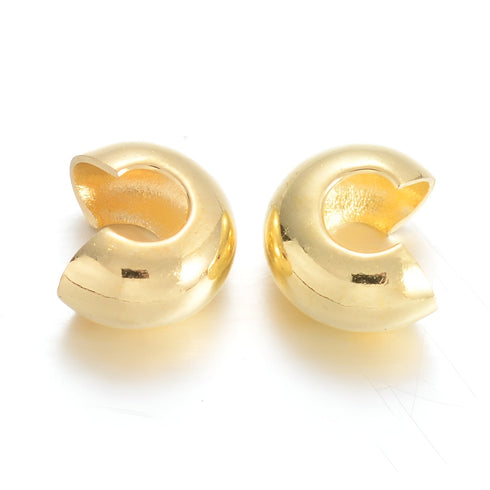 Crimp Cover Golden Color 5mm