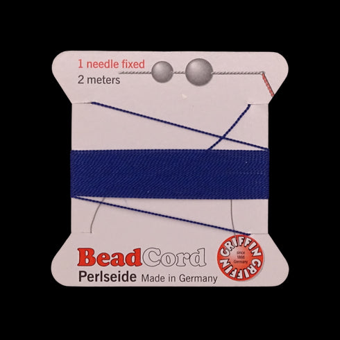 Griffin Silk Thread Dark Blue no. 2 - 0.45mm