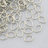 Open Jump Ring Oval Platinum 7X5X0.9mm
