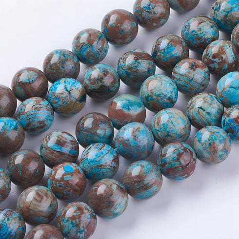 Chrysocolla Round Beads 6mm