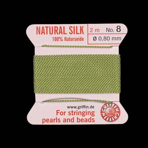 Griffin Silk Thread Jade No. 8 - 0.8mm