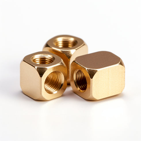 Cuboid Brass Spacer Golden 2X4X2mm 12pc