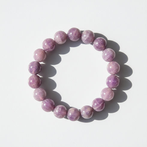 Lepidolite Round Beads 8mm