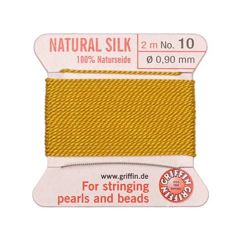Griffin Silk Thread Amber No. 10 - 0.9mm