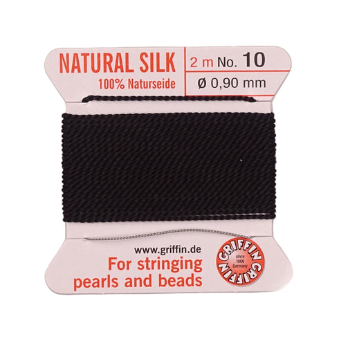 Griffin Silk Thread Black No. 10 - 0.9mm