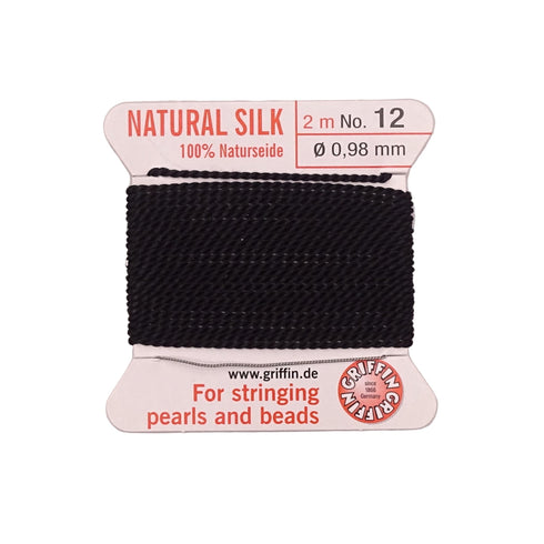 Griffin Silk Thread Black No. 12 - .098mm