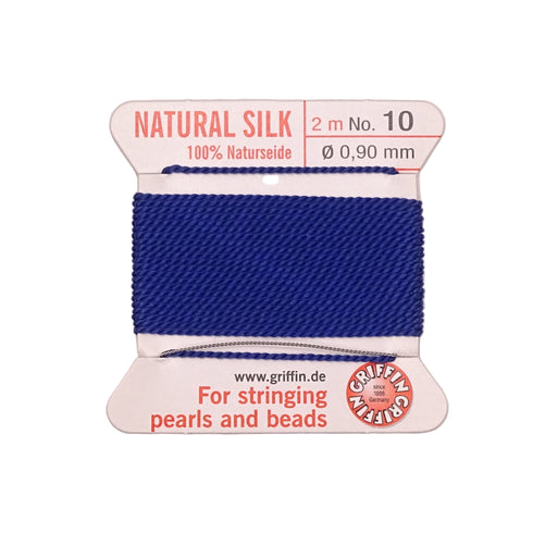 Griffin Silk Thread Dark Blue No. 10 - 0.9mm