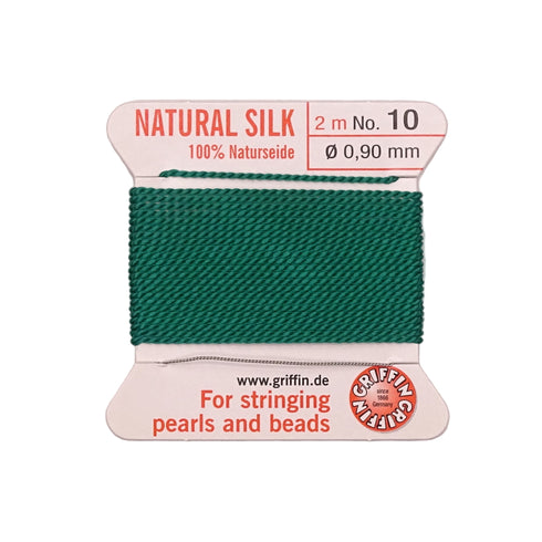Griffin Silk Thread Green No. 10 - 0.9mm