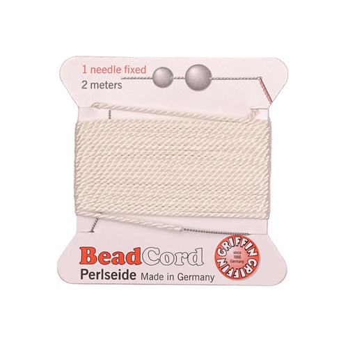 Griffin Silk Thread White No. 10 - 0.9mm