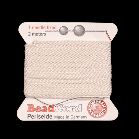 Griffin Silk Thread White No. 16 - 1.05mm