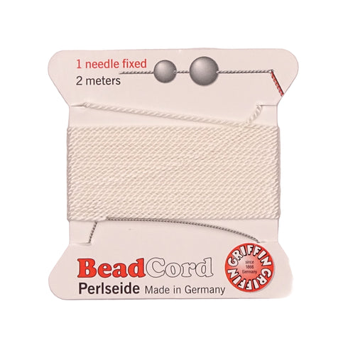 Griffin Silk Thread White No. 8 - 0.8mm