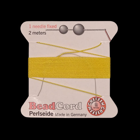Griffin Silk Thread Yellow No. 2 - 0.45mm