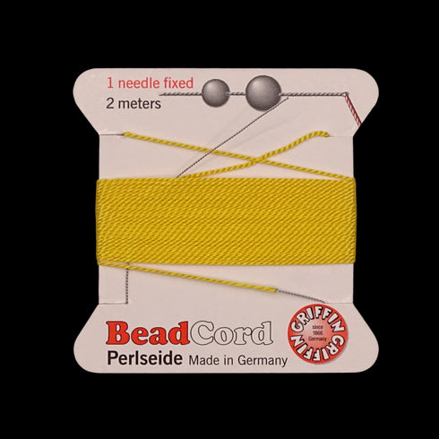 Griffin Silk Thread Yellow No. 5 - 0.65mm