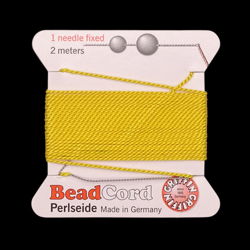 Griffin Silk Thread Yellow No. 8 - 0.8mm