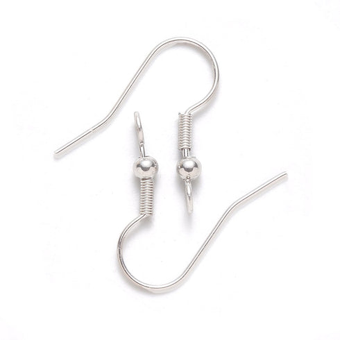 Stainless Steel Nickel Free Ear Wire 24pc