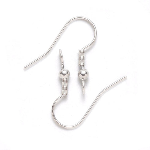 Stainless Steel Nickel Free Ear Wire 24pc