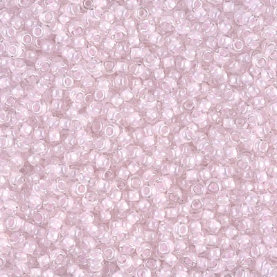 11-0207 - Crystal/Pink Inside Color Lined 10 grams