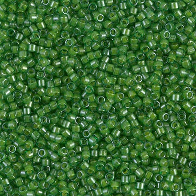 DB0274 - Kelly Green/Lime Green Inside Color Lined 10 grams