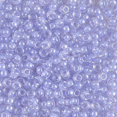 8-0222 - Crystal/Lavender Inside Color Lined 10 grams