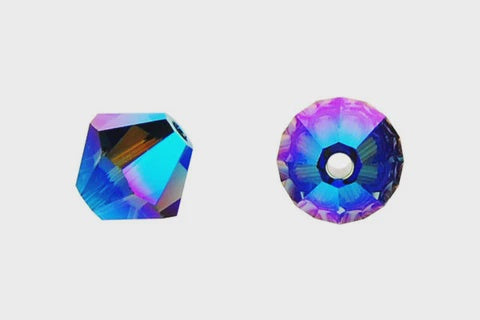 Bicone Montana (AB2X) 6mm 12pcs