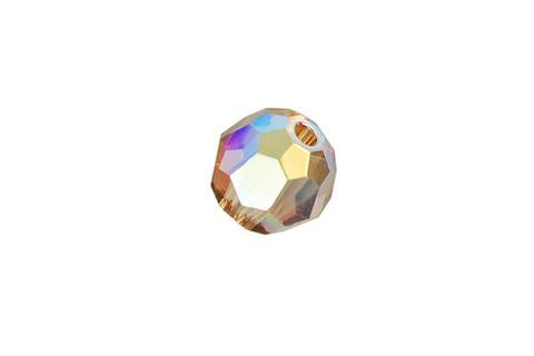 Faceted Round Light Colorado Topaz (AB) 6mm 8pc