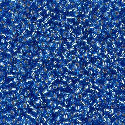 11-0019 - Sapphire Blue Transparent/Silver Lined 10 grams